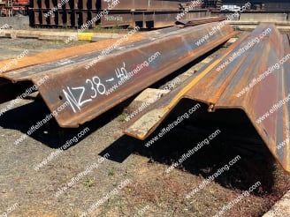 16 Pair of ZZ-38 Sheet Pile at 50' Lengths-1