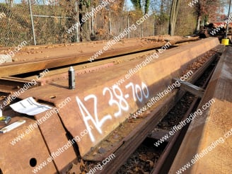 4 Pair of AZ-38 Sheet Pile at 25' Lengths-1