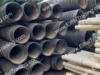 Used 18" Corrugated HDPE Pipe-1