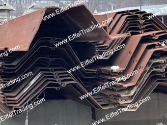 132 Pair of Used NZ-38 Sheet Pile at 14' to 50'-1