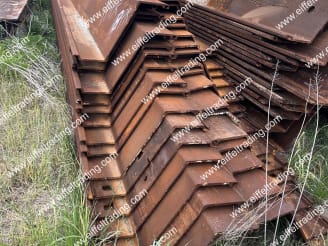 45 Pair of ZZ36-700 Sheet Pile at 60' Lengths-9