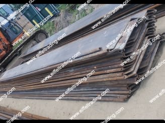 55 Singles of Used AZ12-700 Sheet Pile at 25'-1