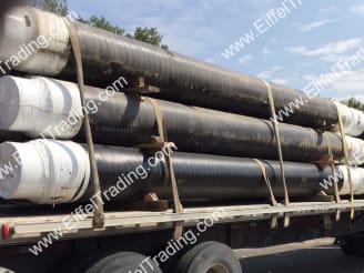 2,000LF of New, Unused 16" Asphalt Coated Pipe-1