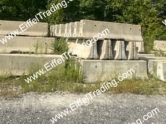 560LF of Used Bolt Down Barrier Wall-1