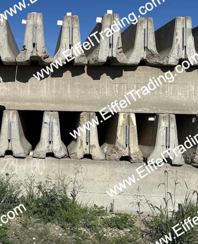 6,000LF of Used F-Shape Barrier Wall-1