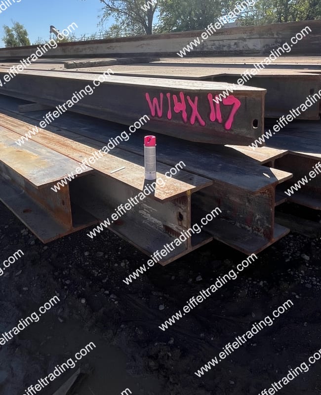 89ea. W14x117 Beams at 30' to 45' Lengths-1