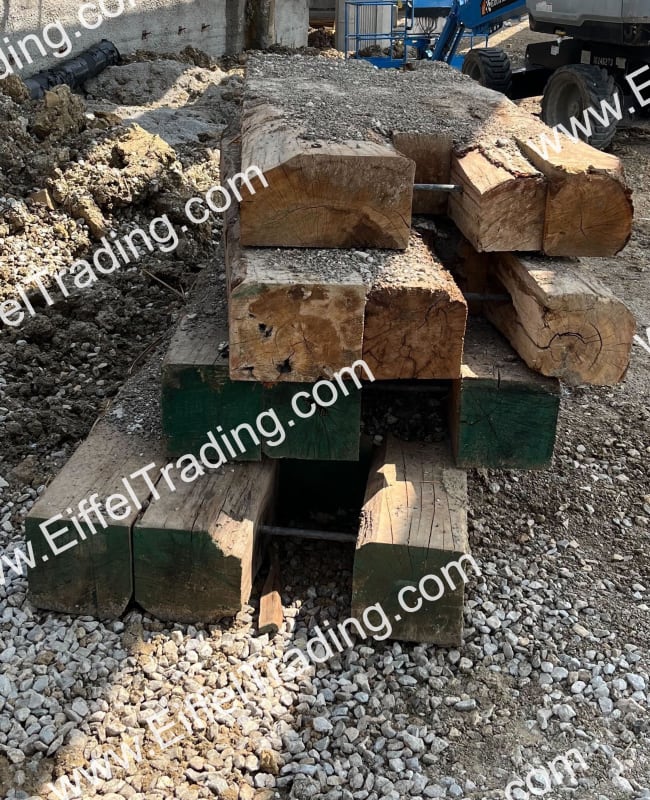 60ea. Used 4'x10'x12" Crane Mats Eiffel Trading