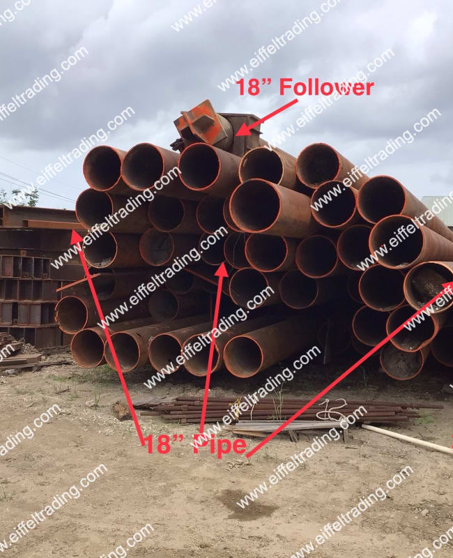 457LF of 18"x0.375" Pipe at 9' to 45' Lengths-1