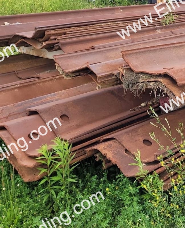 36 Singles of PZ22 Sheet Pile at 20' Lengths Eiffel Trading