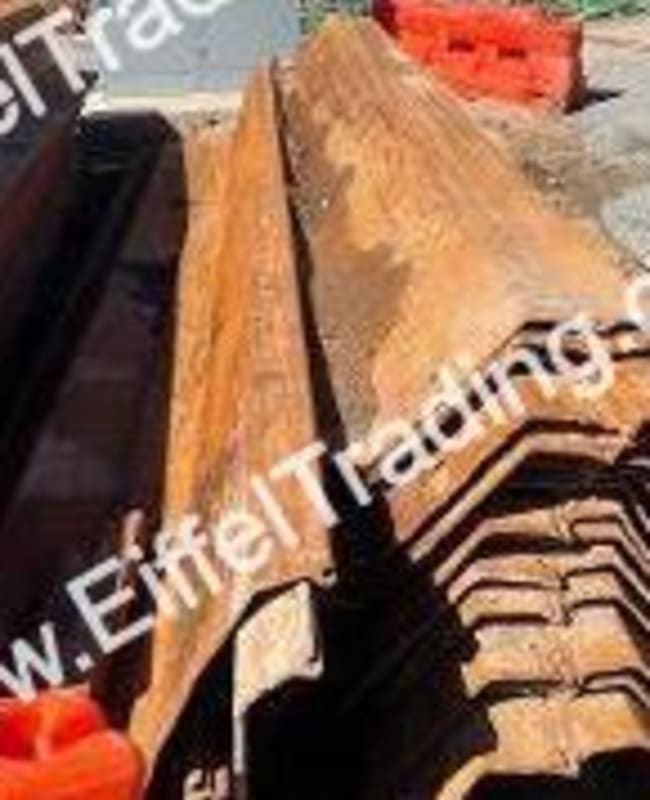 61 Pair of PZC26 Sheet Pile at 30' Lengths Eiffel Trading