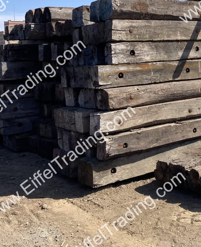 20ea. Used 4'x20'x12" Crane Mats Eiffel Trading