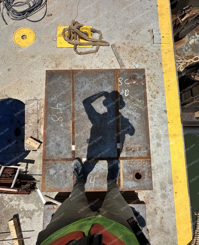 20ea. 1” 58M1 (54”x56”x1”) Steel Plates-1