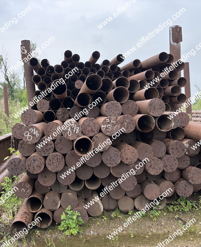 10,000LF of Surplus 8"x0.625" Pipe-1