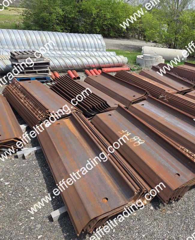 134 Singles of PZC-13 Sheet Pile at 8.75' to 17.5'-1