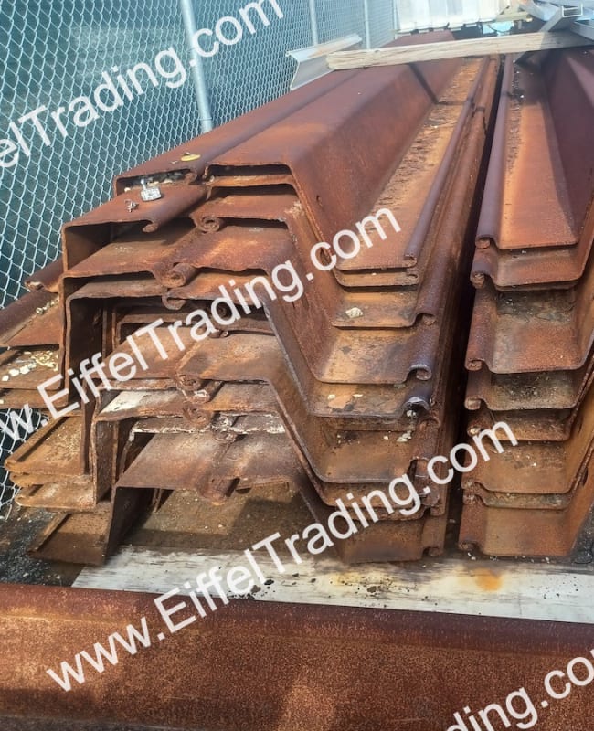 160WF of CZ-128 Sheet Pile at 33' Lengths-4