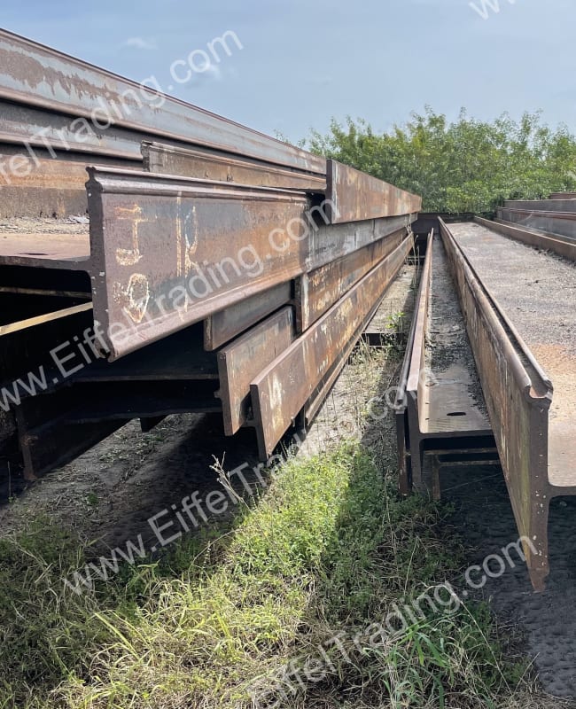 4ea. W36x256 W-Beams at 73' Lengths-1