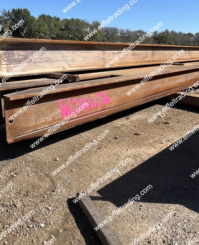 46ea. W24x176 Beams at 60' Lengths-1