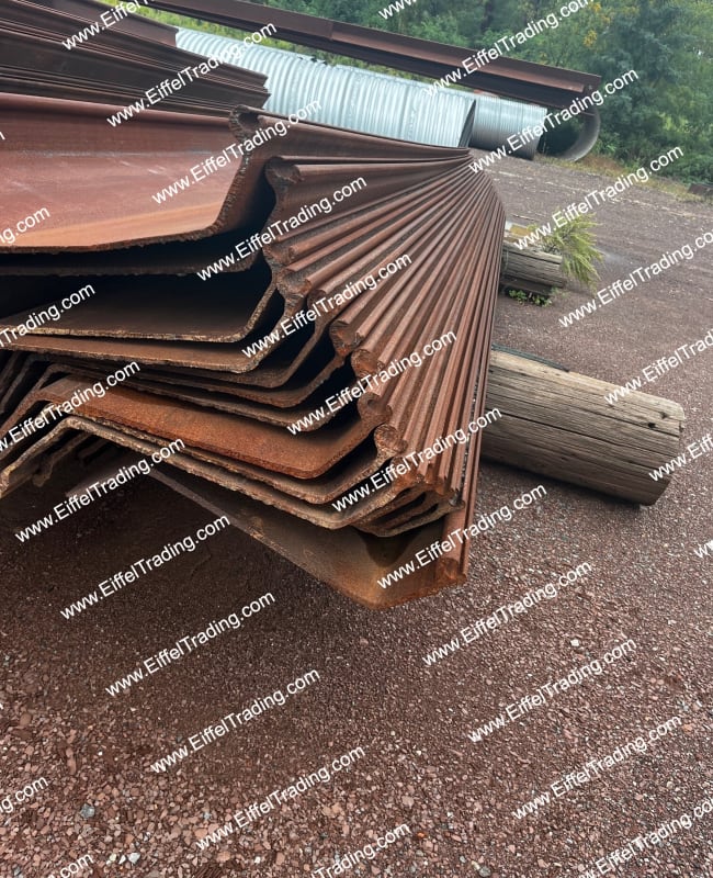 500 Singles of Surplus PZC-18 Sheet Pile at 20'-1