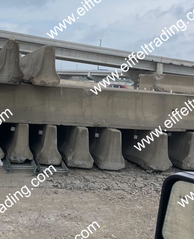 5,460LF of F-Shape Barrier Wall Bolted-1
