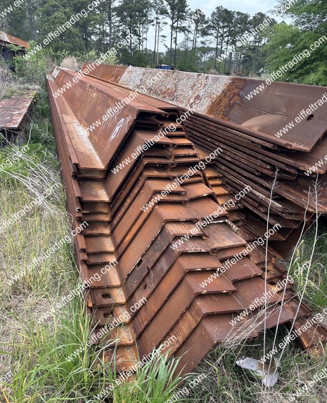 45 Pair of ZZ36-700 Sheet Pile at 60' Lengths-9