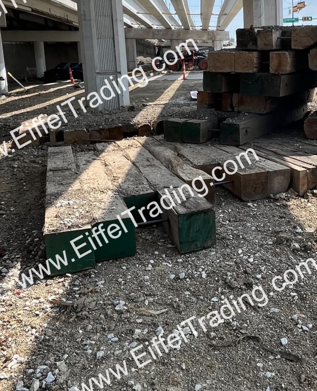 60ea. Used 4'x10'x12" Crane Mats Eiffel Trading