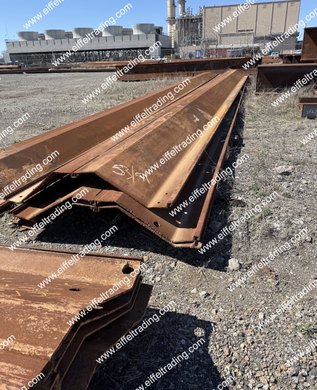 19 Pair of NZ-14 Sheet Pile at 49' to 53' Lengths-1