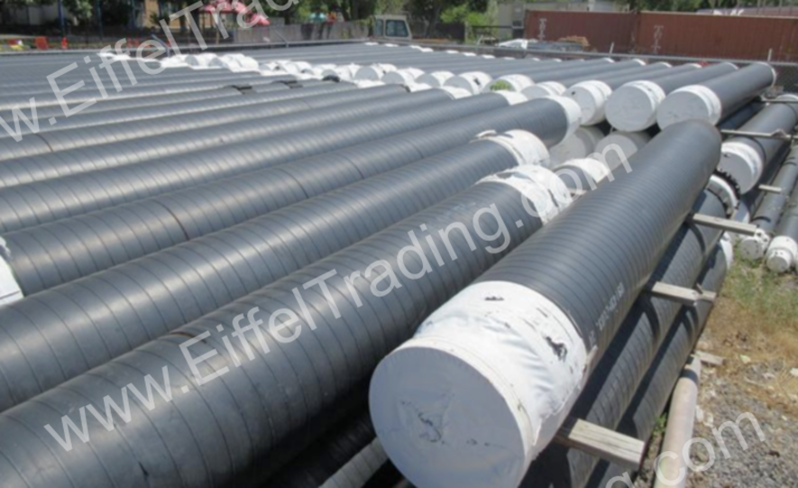 New 16" Dia. PreInsulated Ductile Iron Water Pipe Eiffel Trading