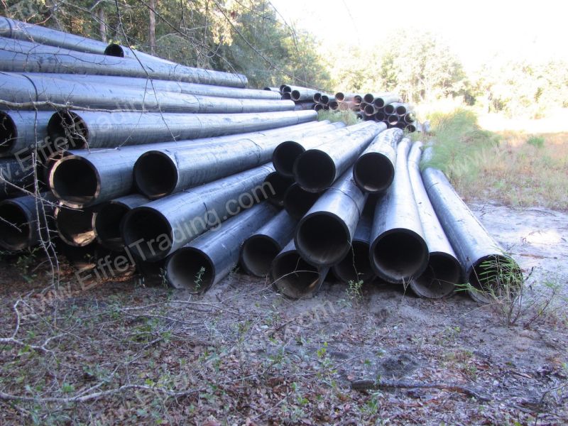 22,000LF of Used 18" HDPE Pipe Eiffel Trading
