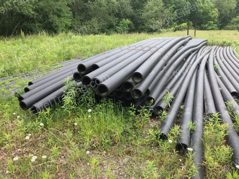 4,550 LF of Surplus 6" SDR 9 HDPE Pipe Eiffel Trading