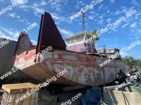 37' Steel Push Boat Hull-1