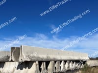 3,000LF of Non-Roadworthy Jersey Barrier Wall-1