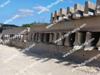7,290LF of Used F-Shape Barrier Wall-1