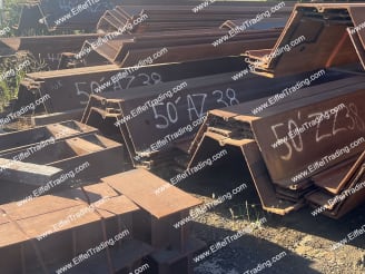 16 Pair of AZ-38 Sheet Pile at 40' to 50' Lengths-1