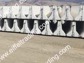 5,000LF of Used CalTrans K-Rail Barrier Wall-1