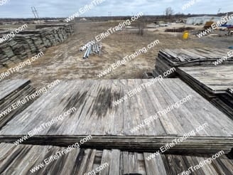 200ea. Used 15'7"x7'x8" Laminated Swamp Mats-1