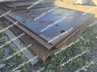 93ea. Used 6'x4'x0.750" Steel Plates-1