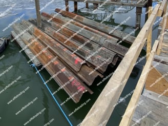 100 Pair of H1907 Sheet Pile at 50' Lengths-1