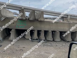 5,460LF of F-Shape Barrier Wall Bolted-1