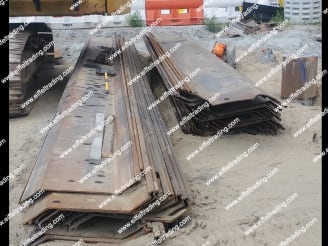 26 Singles of Used NZ-14 Sheet Pile at 35'-1