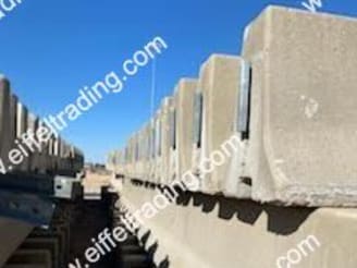 25,000LF of F-Shape Barrier Wall with J-Hook-1