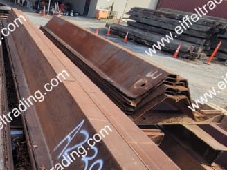 4 Pair of AZ-38 Sheet Pile at 25' Lengths-2