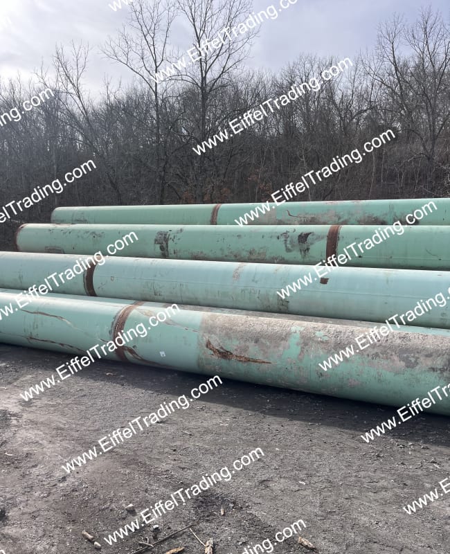 64ea. Used 36"x0.515" X70 Pipe at 44' Lengths-1