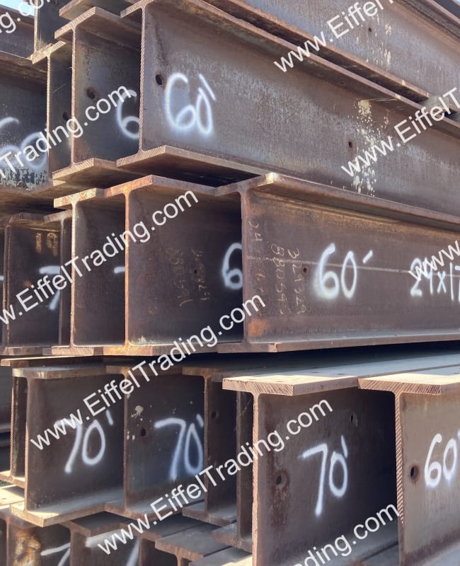 9ea. W24x176 Beams at 70' Lengths-1