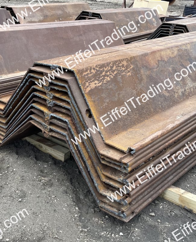 38 Pair of Hoesch 1907 Sheet Pile at 11' to 12'-1