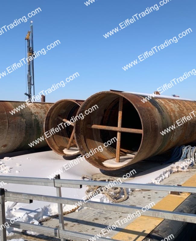 26ea. 96"x0.750" Pipe ASTM A252 at 145' Lengths-1