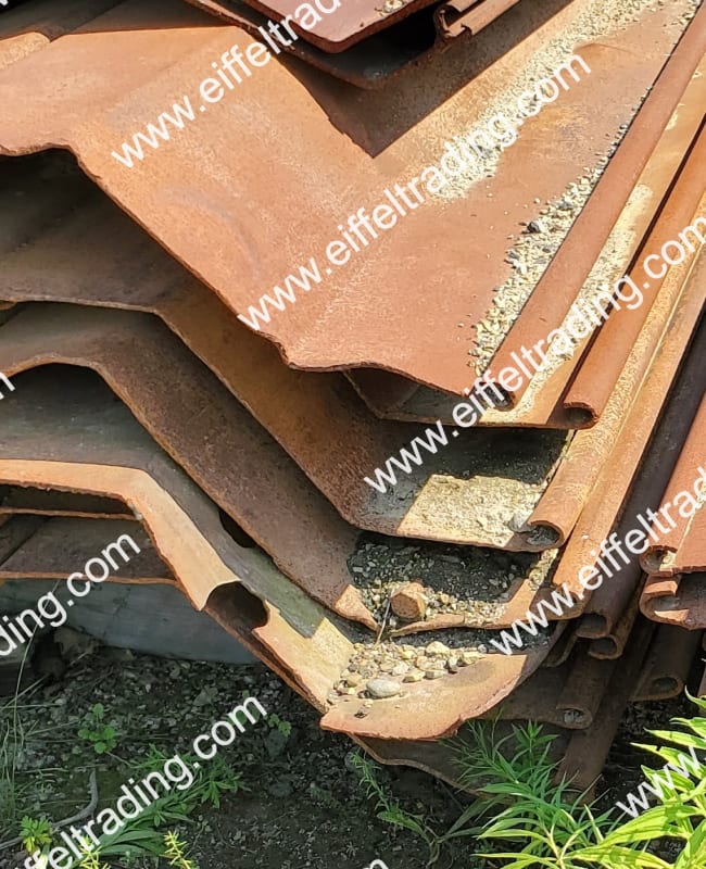 22 Pair of SCZ-14 Sheet Pile at 11' to 13' Lengths-2