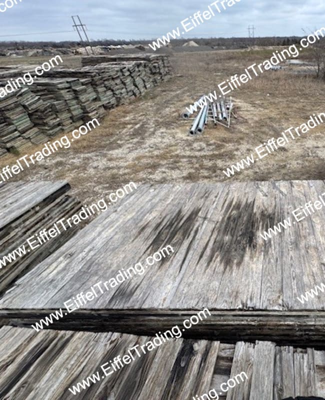 200ea. Used 15'7"x7'x8" Laminated Swamp Mats-1