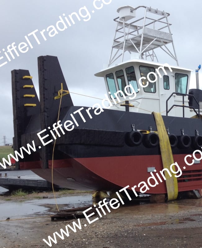 39’ Dredge Tender Push Boat-1