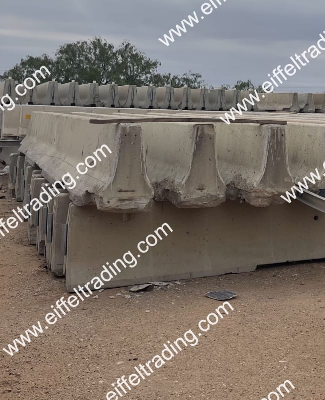 18,000LF of F-Shape Barrier Wall with Bolt-1