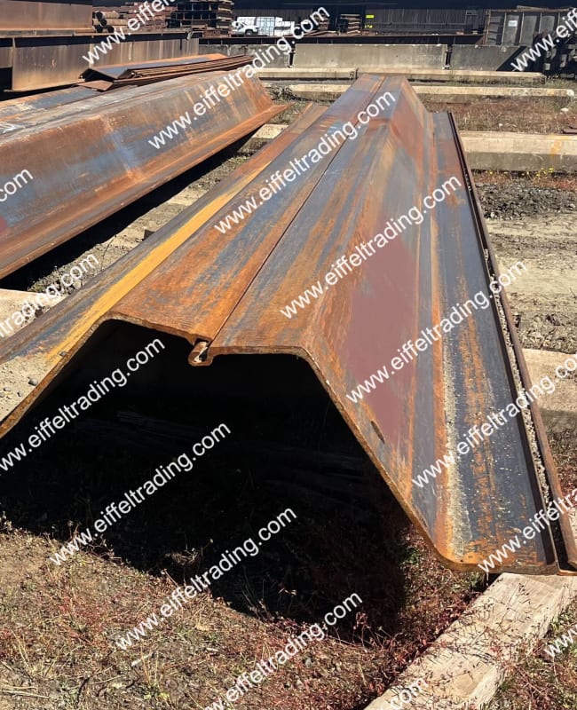 16 Pair of ZZ-38 Sheet Pile at 50' Lengths-1